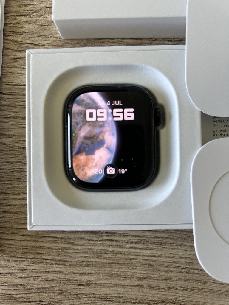 Apple watch 10 42mm met garantie, Conditie, Zwart, Apple Watch, IOS
