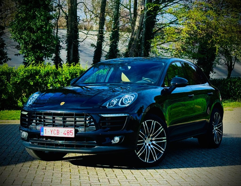Porsche Macan S diesel, Auto's, Porsche, Automaat, 2995 cc, Zwart, Leder