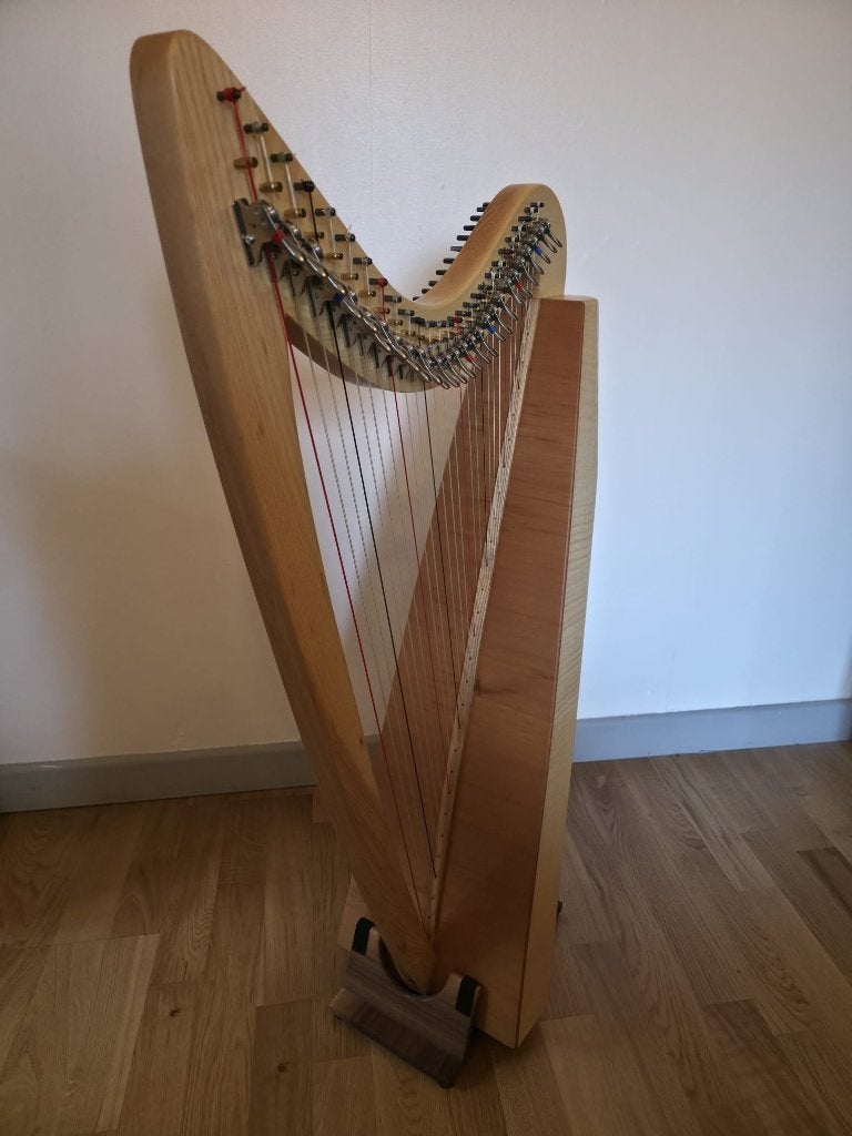 Seraphin harp 27 snaren — Pepe Weissgerber + Toebehoren, Ophalen, Zo goed als nieuw