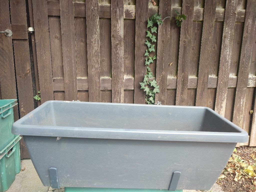Lot de 4 jardinières plastique, Moins de 30 cm, Synthétique, Enlèvement, Utilisé
