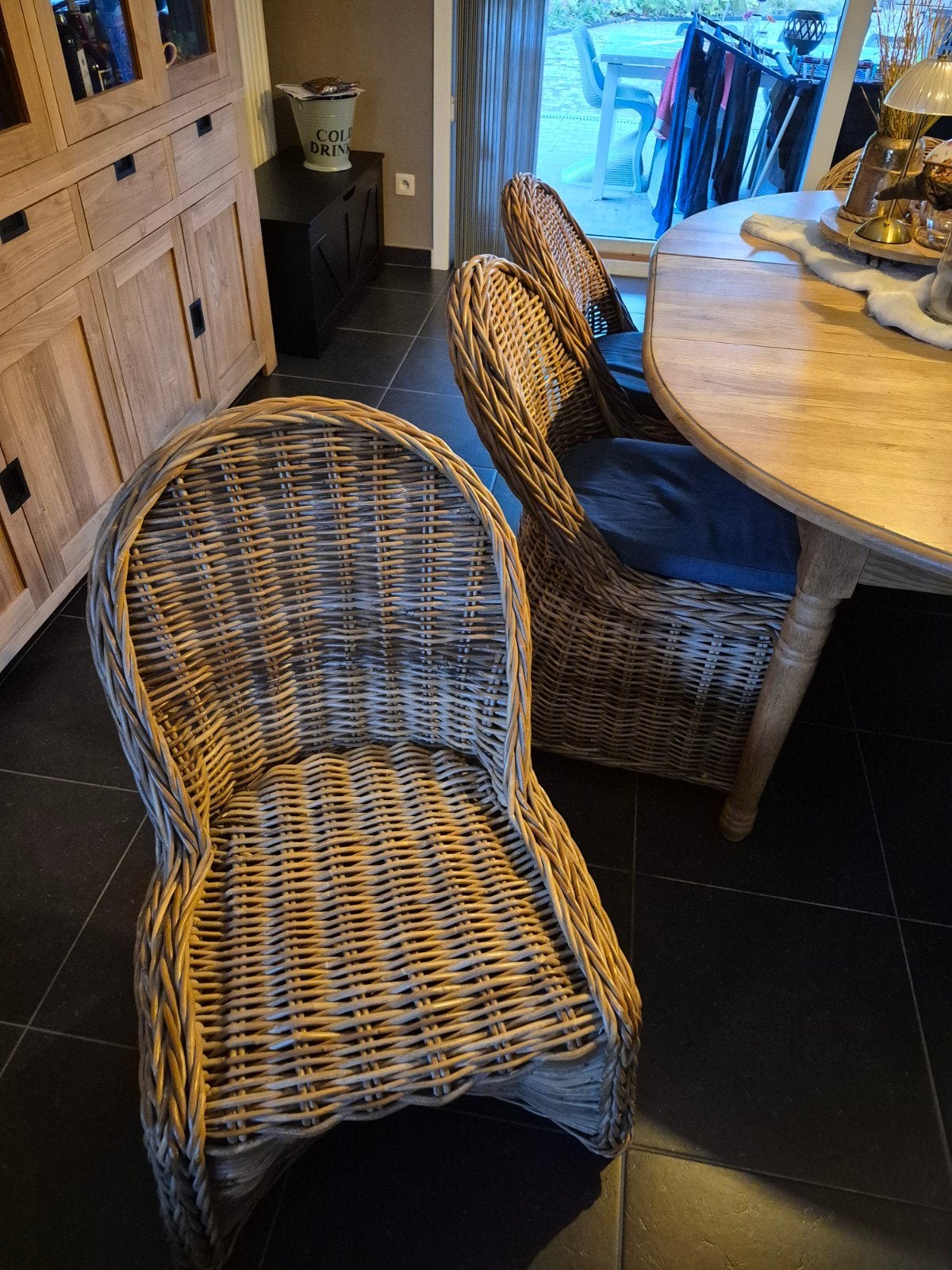 Rotan stoelen, Ophalen, Overige kleuren, Riet of Rotan, Zo goed als nieuw