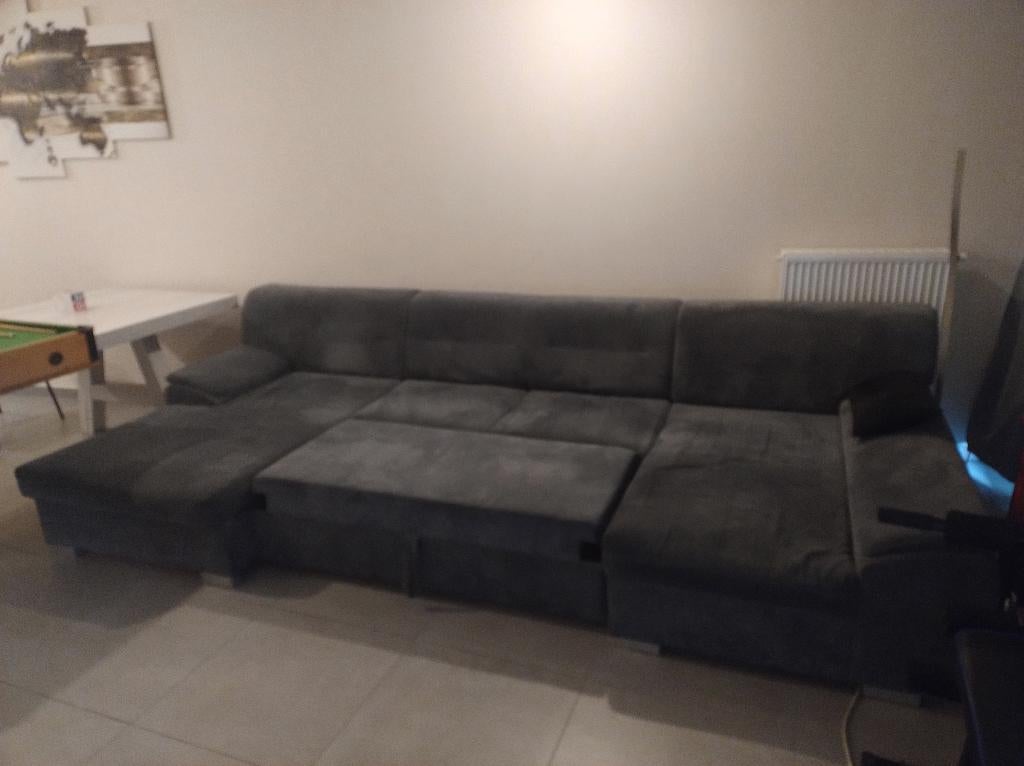 Hoekbank met slaapfunctie, Huis en Inrichting, Ophalen