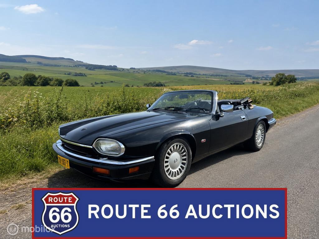 Jaguar XJS Cabriolet | 1995 | Route 66 Auctions, Zwart, Bedrijf, Handgeschakeld, Overige carrosserie