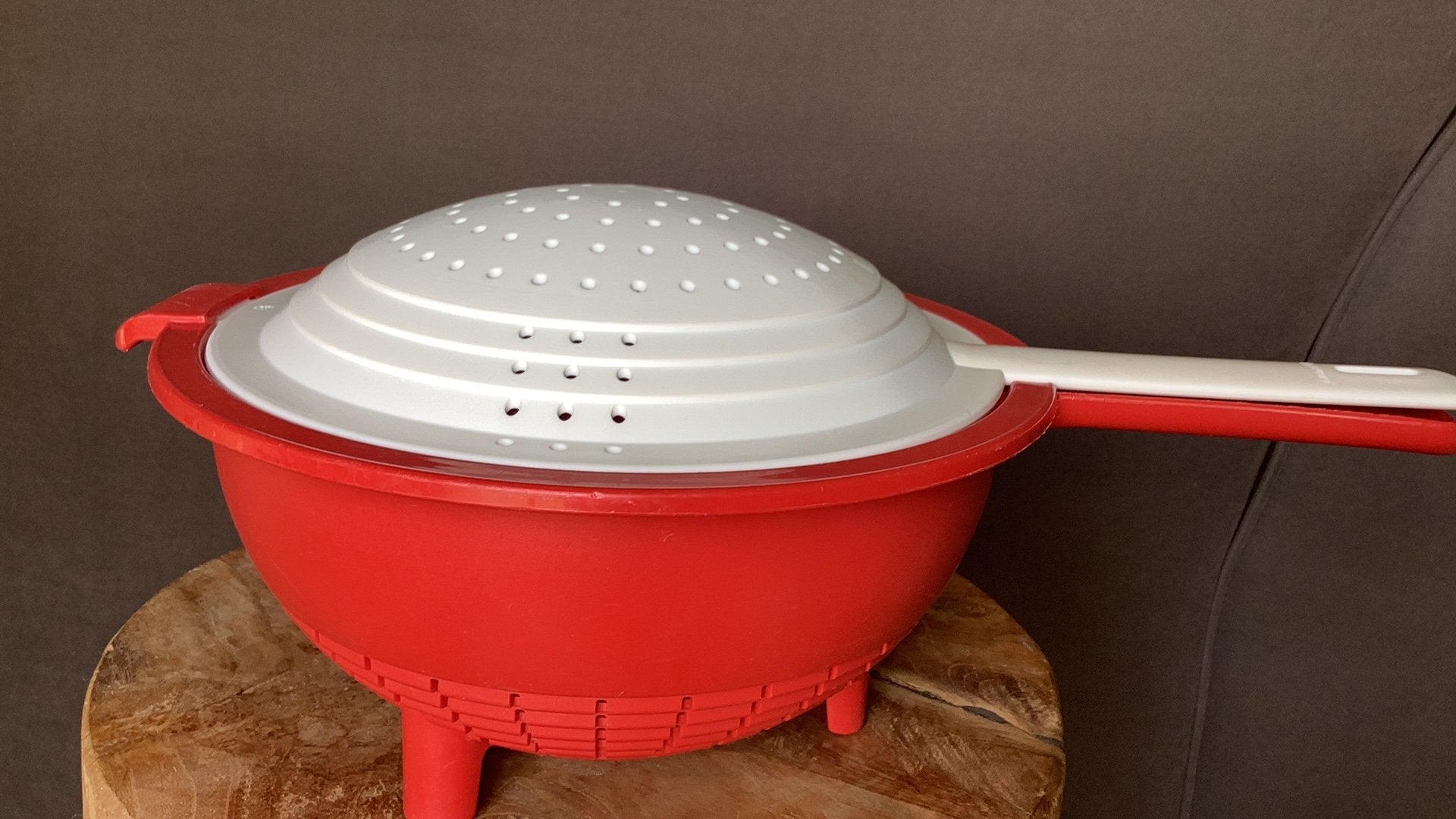 Dubbel vergiet Tupperware, Antiek en Kunst, Antiek | Email, Ophalen