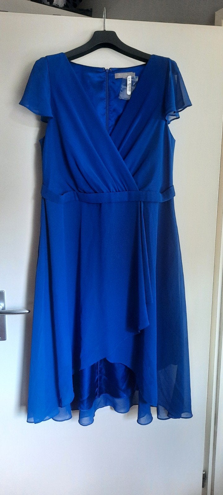 Nieuw! Kobaltblauwe jurk van Christian Berg, Maat 46/48 (XL) of groter, Nieuw, Christian Berg, Verzenden