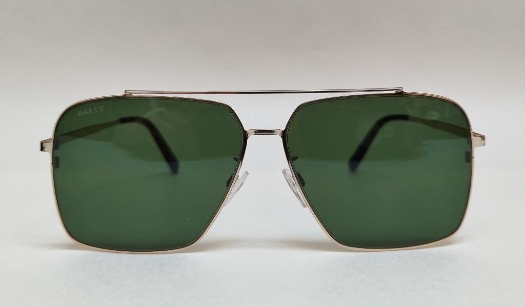 Bally Pilot goud/groen zonnebril. BY0081-D 28N., Handtassen en Accessoires, Zonnebrillen en Brillen | Heren, Overige merken, Zonnebril