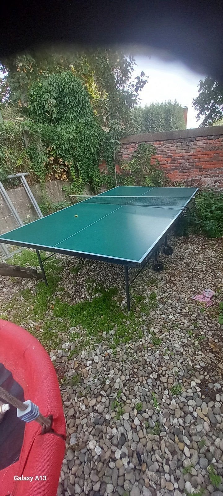 Pingpongtafel, Sport en Fitness, Ophalen of Verzenden, Gebruikt, Tafel Indoor, Inklapbaar