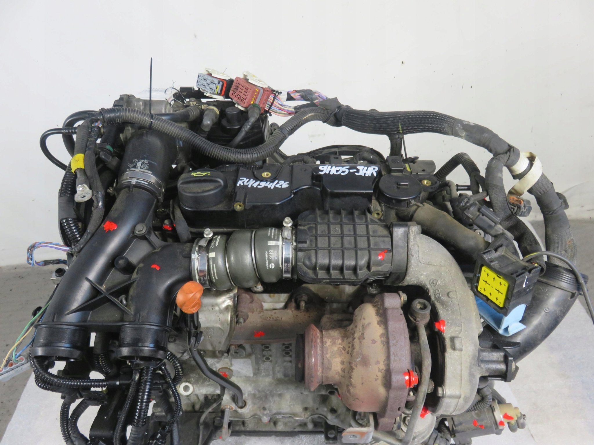Moteur 9HR Complet 308 PEUGEOT, Envoi, Utilisé, Skoda