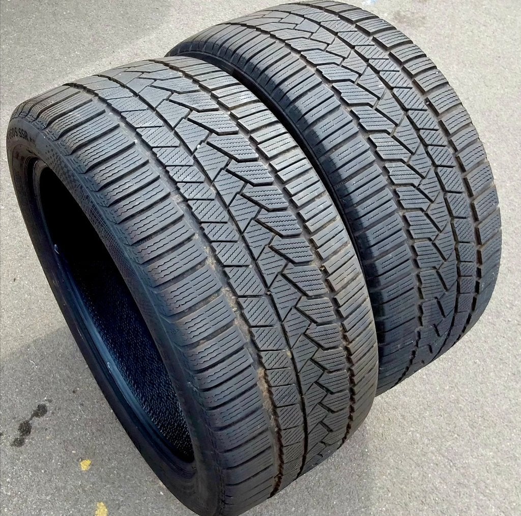 2 très bons pneus hiver Continental 255/40-18, Autos : Pièces & Accessoires, Pneus hiver, 255 mm, Enlèvement, Utilisé