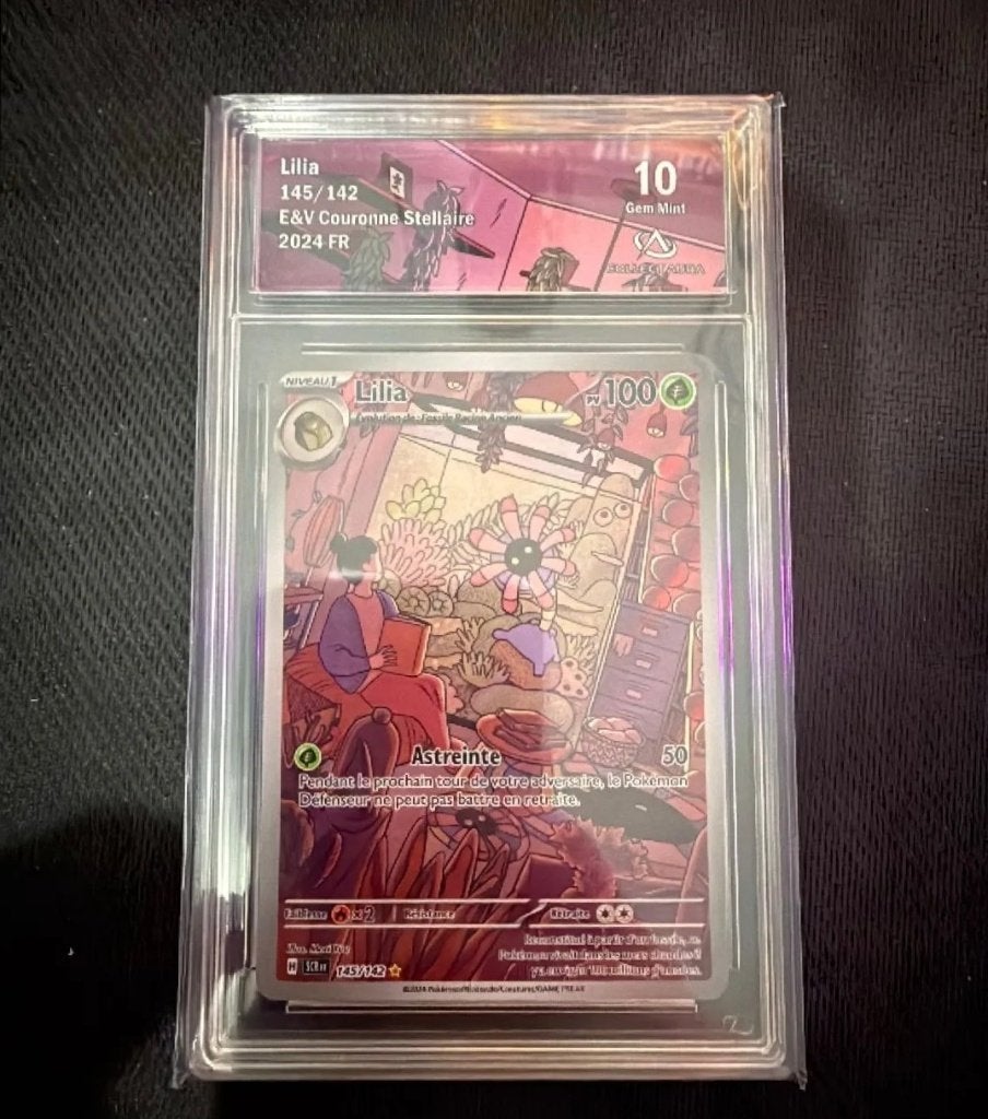 Lillia 145/142 CA10 FR (carte gradée Pokémon), Enlèvement ou Envoi, Comme neuf, Cartes en vrac