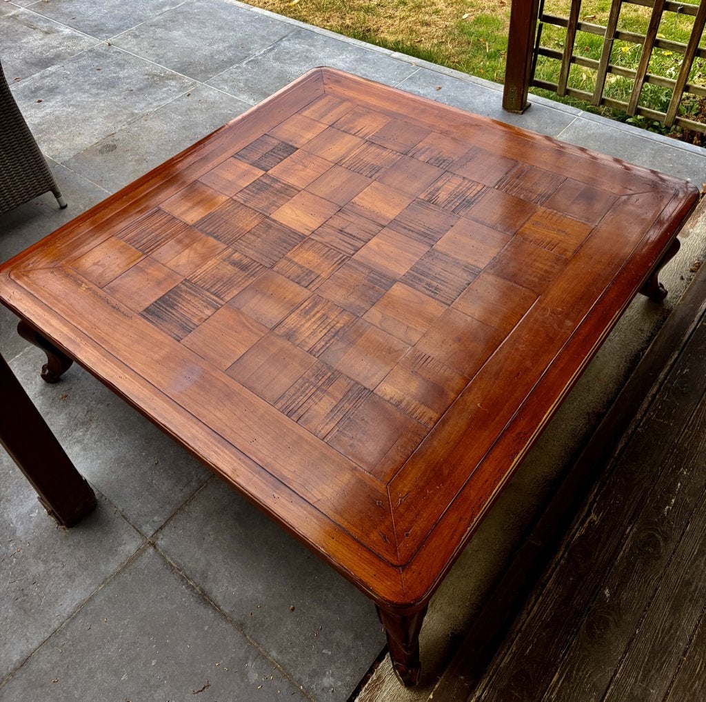 table de salon, Maison & Meubles, 100 à 150 cm, Merisier, Carré, 100 à 150 cm