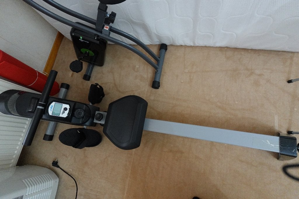 JLL Roeitrainer/rowing machine workout, Sport en Fitness, Ophalen, Gebruikt, Metaal, Roeitrainer
