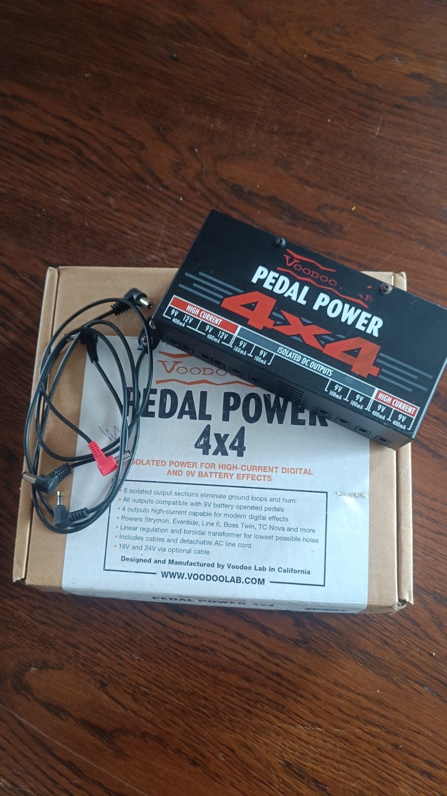 voodoo lab pedal power 4x4, Ophalen of Verzenden
