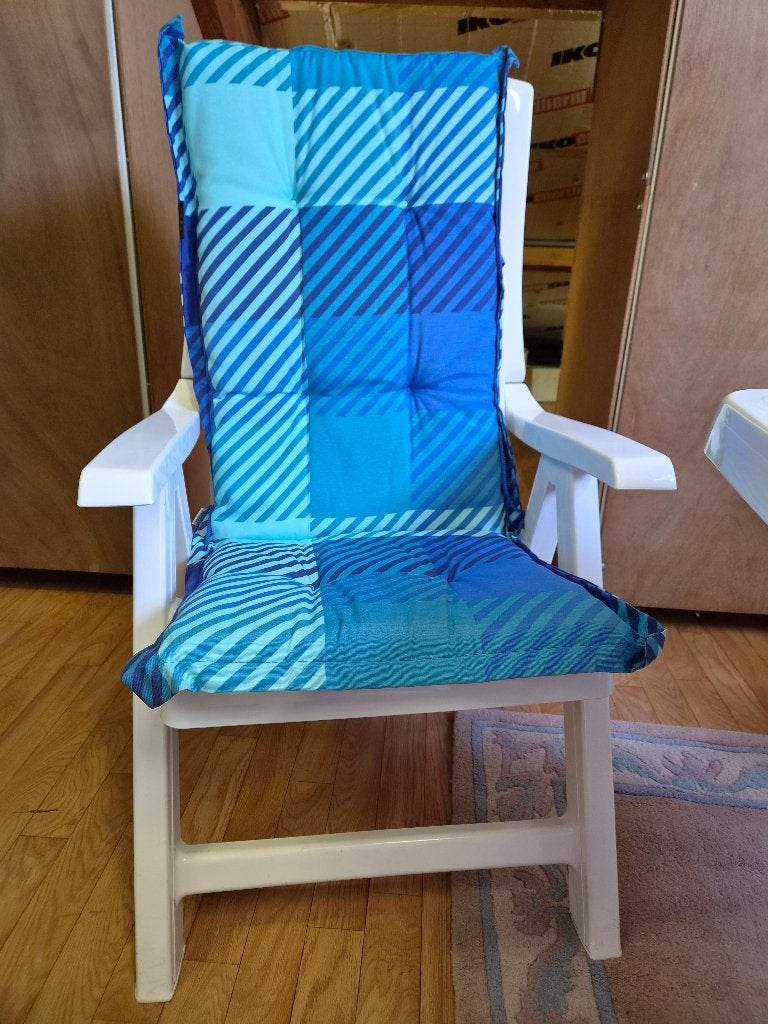 Tuinset tafel en stoelen, Tuin en Terras, Ophalen, Kunststof, Tuinset