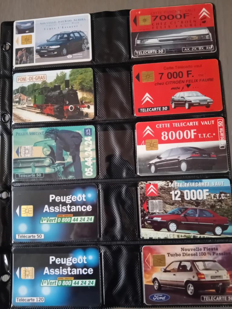 Lot de 10 cartes de visite 86T, Enlèvement ou Envoi