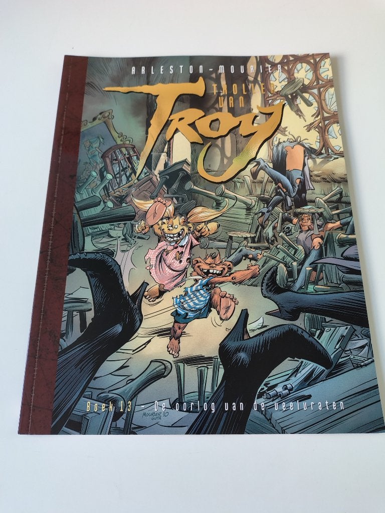 Trollen van Troy - stripverhaal - 13 De oorlog van de..., Boeken, Eén stripboek, Ophalen of Verzenden, Zo goed als nieuw