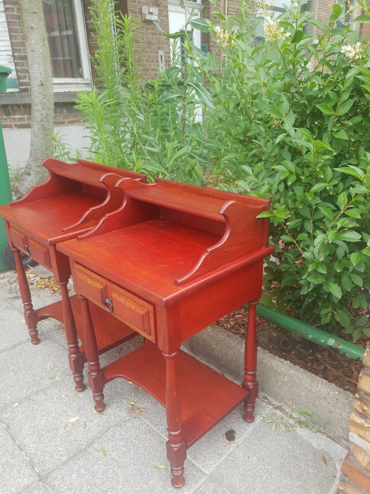 Vintage nachtkastjes set van 2 ., Ophalen