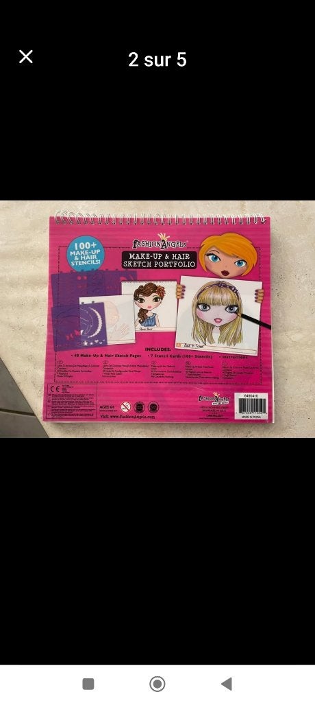 CAHIER POCHOIRS enfants, Ophalen of Verzenden, Gebruikt, Overige typen