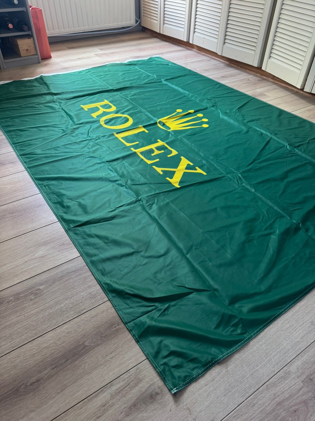 Drapeau Rolex authentique - Bannière événementielle sportive, Diversen, Ophalen of Verzenden, Zo goed als nieuw