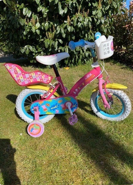 kinderfiets, Fietsen en Brommers, Fietsen | Kinderfietsjes, Ophalen, Zijwieltjes, Gebruikt, Velgrem