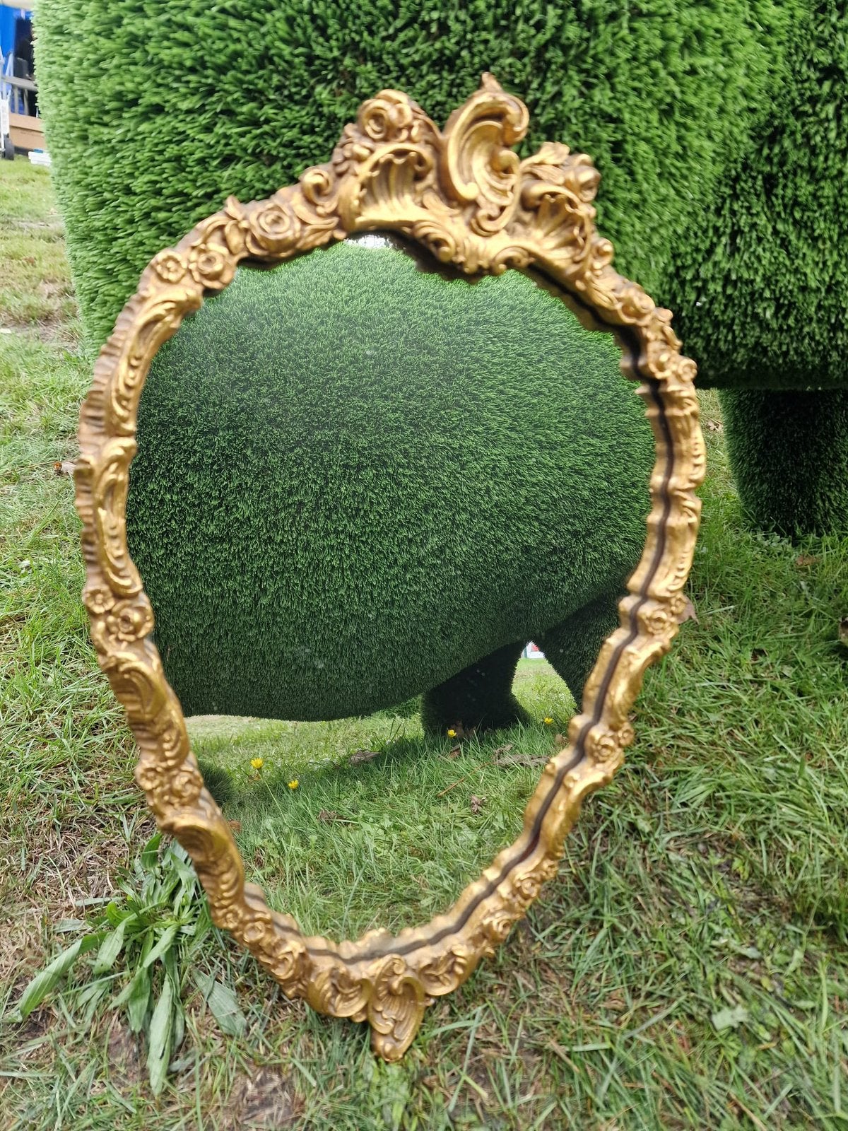 Miroir vintage de style rococo, Enlèvement