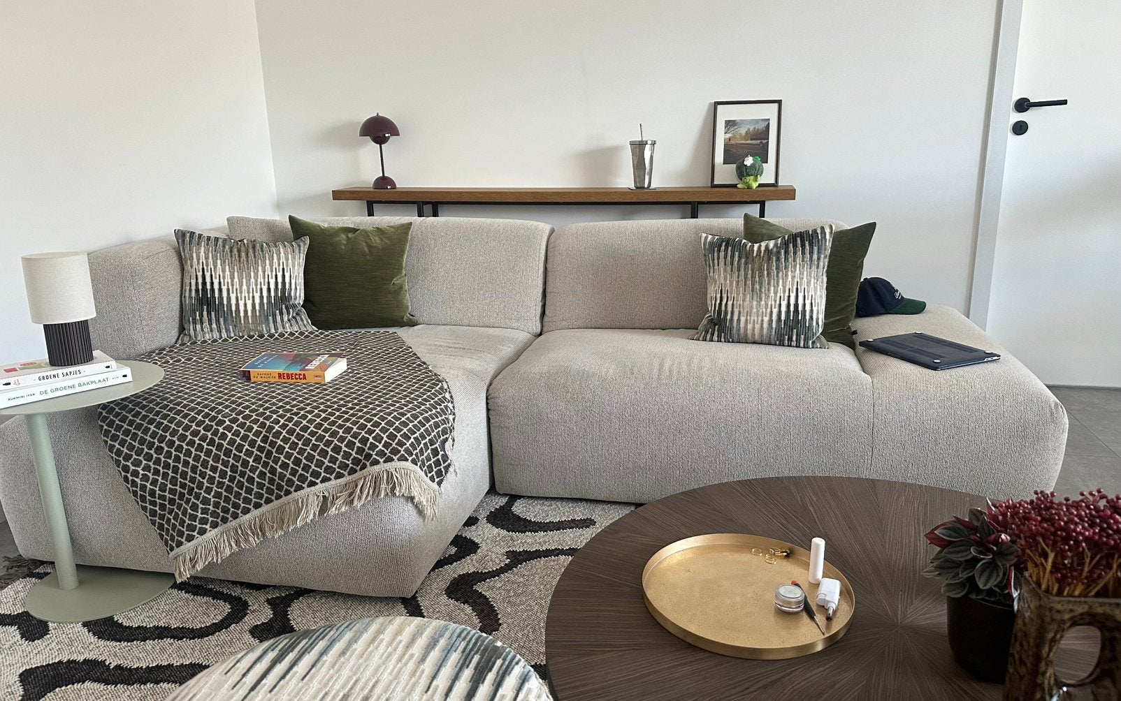 Hoeksofa 275x100/150, Ophalen, Zo goed als nieuw
