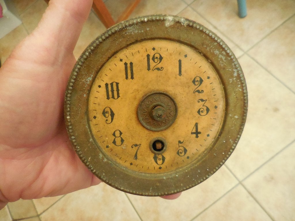 oude wijzerplaat met mechanisme, Ophalen of Verzenden