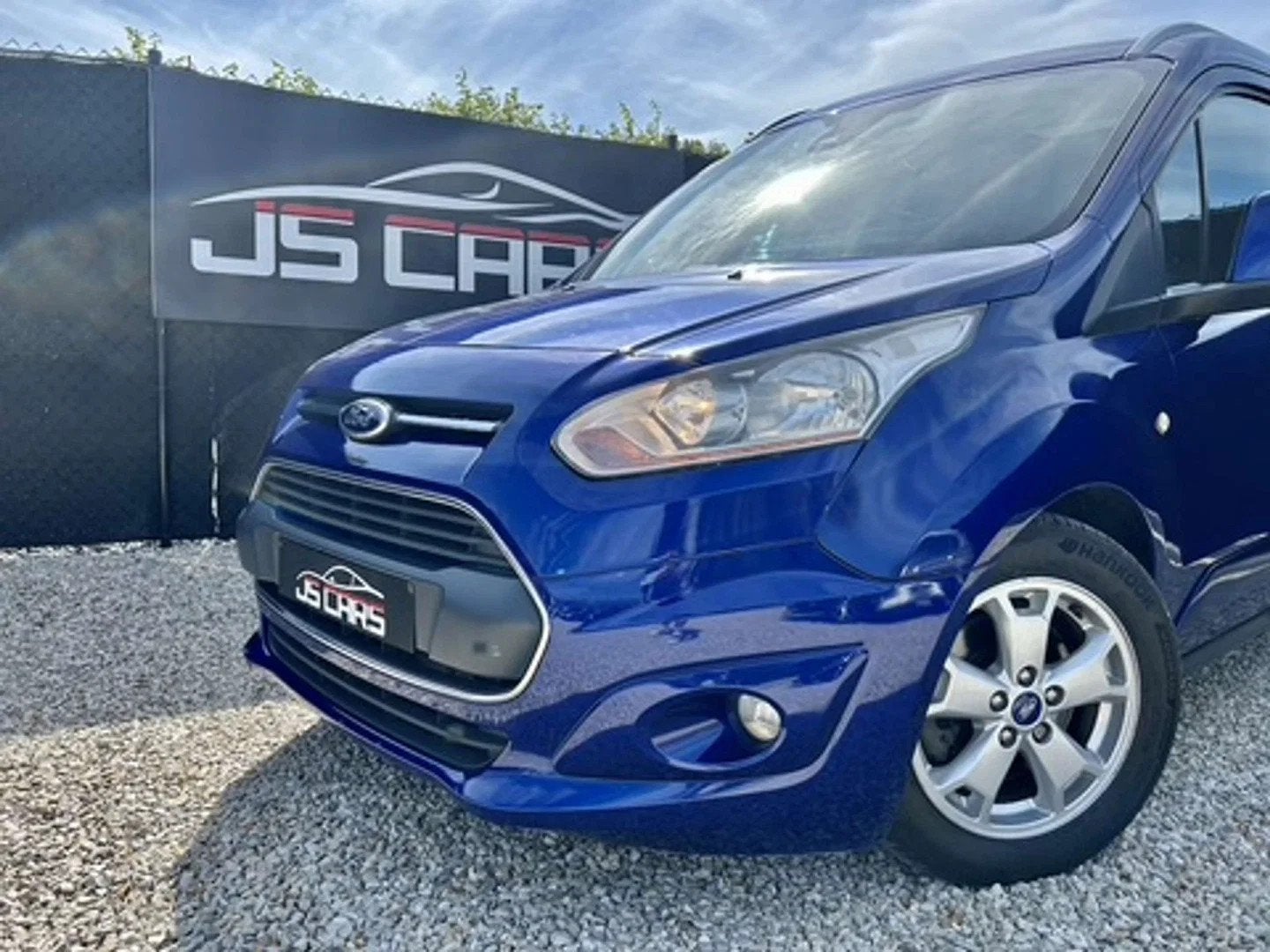 Ford Tourneo Connect 1.0 EcoBoost Titanium*CAMERA*GPS*TOIT P, Euro 5, Stof, Gebruikt, Blauw