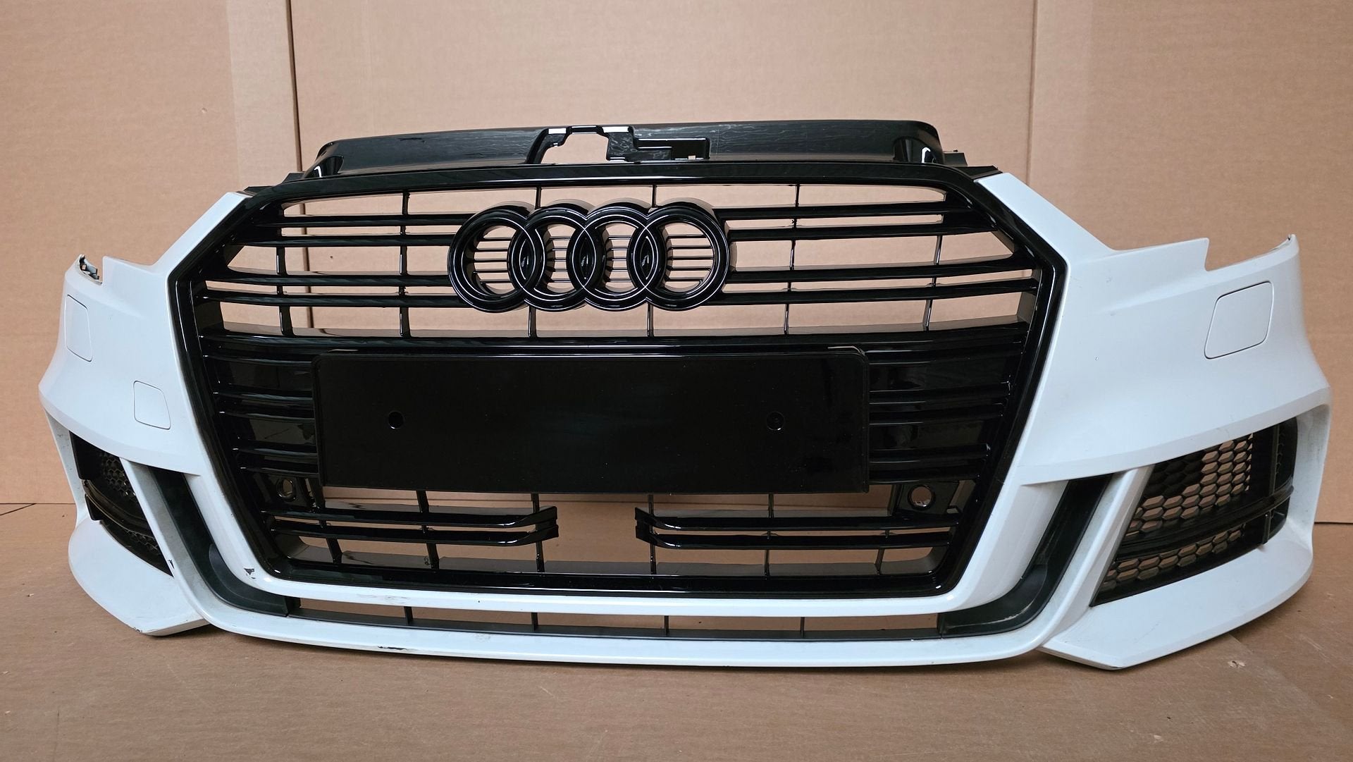 Voorbumper Audi A3 8V Facelift S-line ACC 8V0 KLS 2017-202, -, Origine de la pièce connue, Utilisé, -