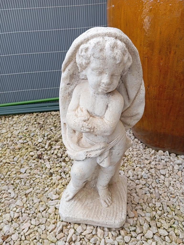 Betonnen engel, Tuin en Terras, Tuinbeelden, Ophalen