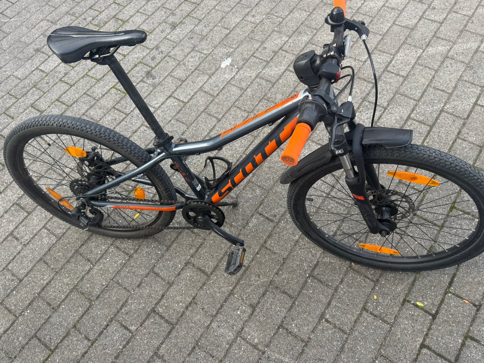 Trek Mountainbike – zwart/oranje, Fietsen en Brommers, Ophalen of Verzenden, Zo goed als nieuw, Trek