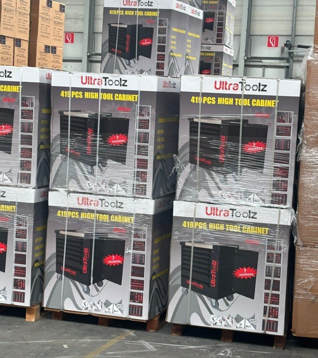gereedschapwagen 7lades €375