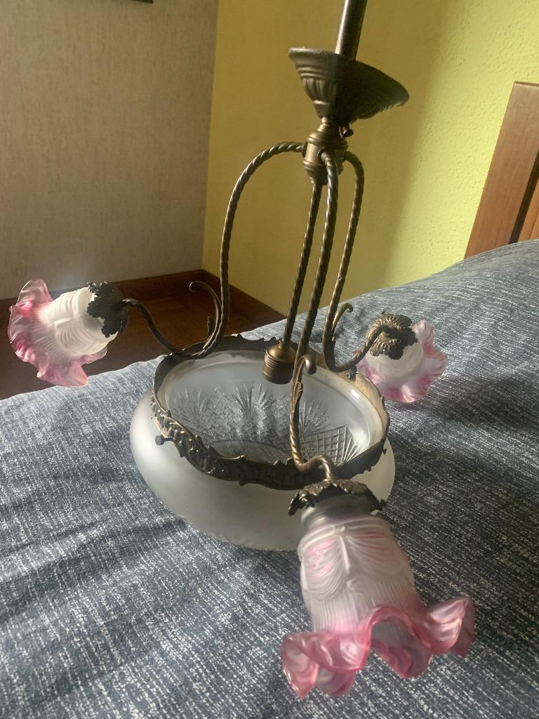Mooie antieke luster, Antiek en Kunst, Antiek | Verlichting, Ophalen