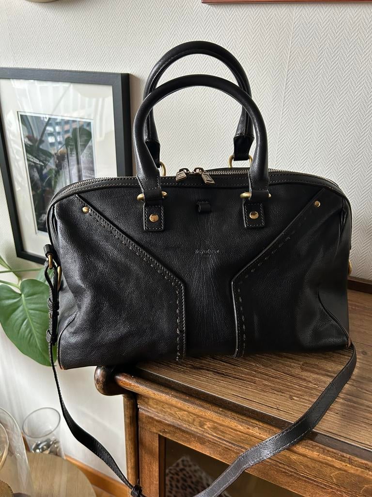 Yves Saint Laurent sac en cuir marron avec bandoulière, Enlèvement, Utilisé, Autres couleurs