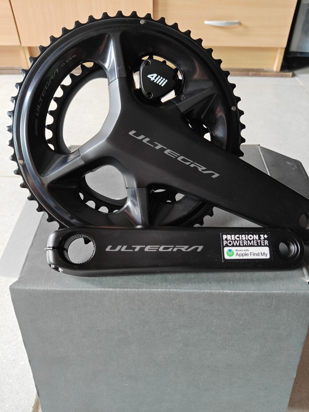 Ultegra R8100 (52-36T, 172.5mm) met 4iiii Precision 3+ Pro d, Fietsen en Brommers, Shimano Ultegra, Nieuw, Gravelbike, Ophalen