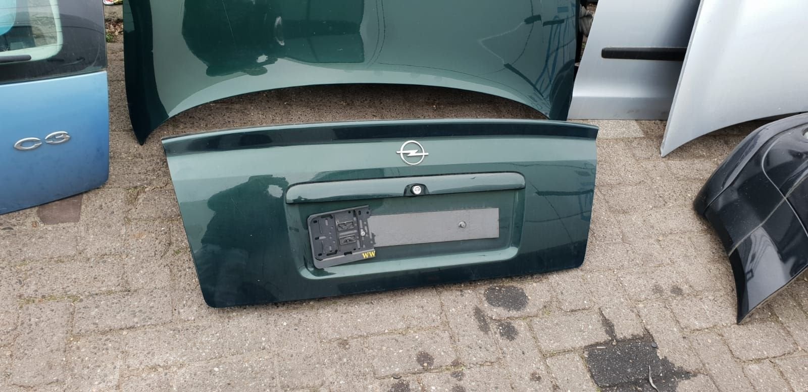 OPEL ASTRA G SEDAN ACHTERKLEP MET KLEURCODE, Auto-onderdelen, Gebruikt, -, Ophalen of Verzenden, Achter
