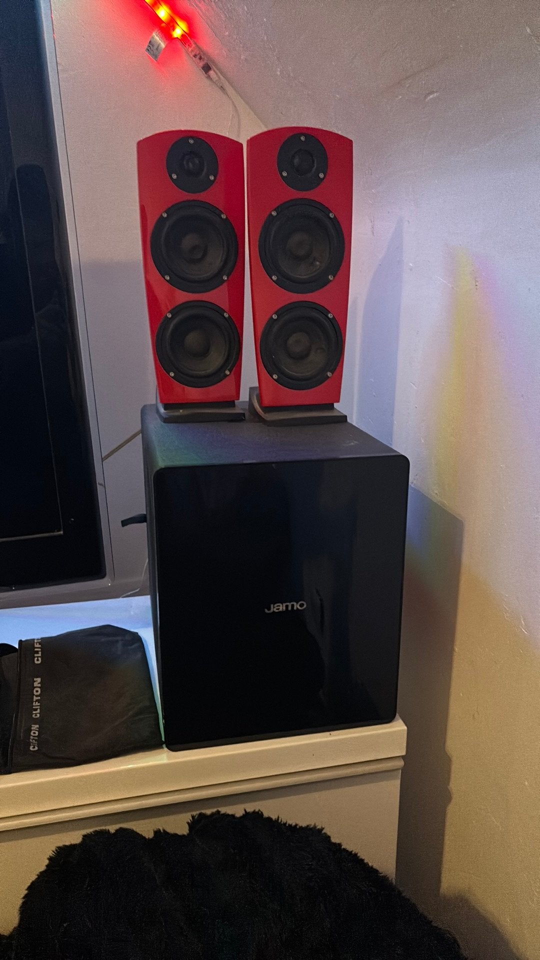 Jamo surround boxen, Audio, Tv en Foto, Luidsprekerboxen, Zo goed als nieuw, Surroundset, Bluetooth, Jamo