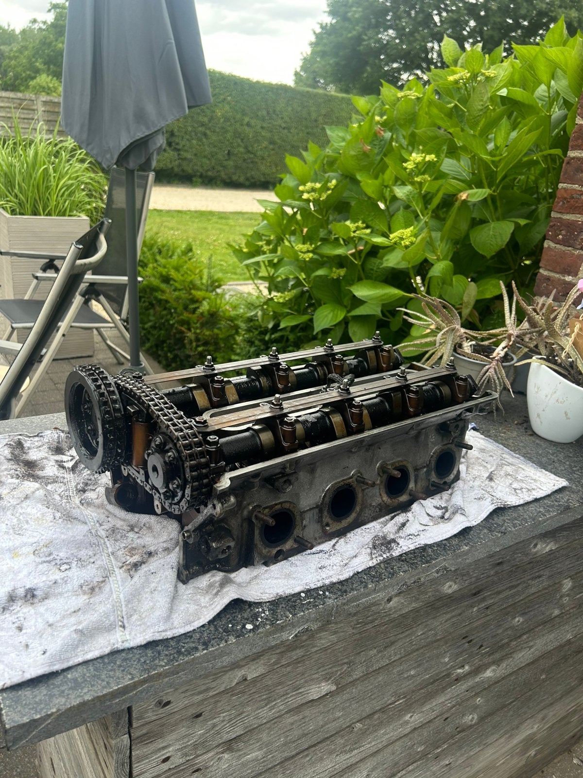 Cilinderkop bmw m60b30, Auto-onderdelen, Ophalen, Gebruikt, BMW