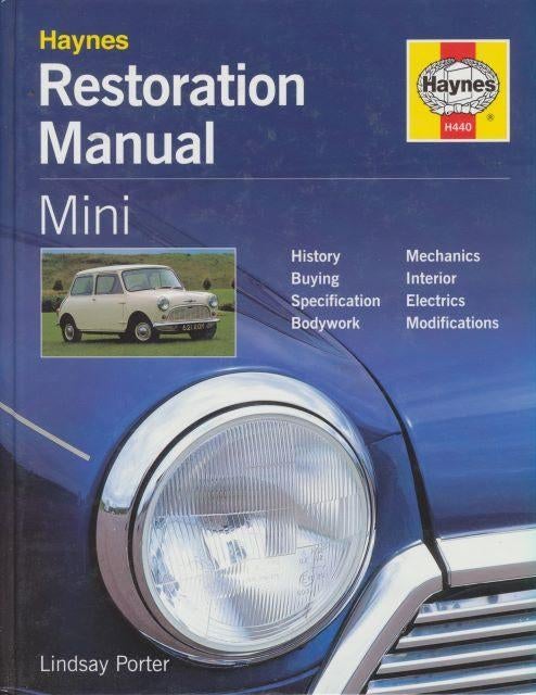 (a38) Mini, Haynes Restoration Manuel, Envoi, Utilisé