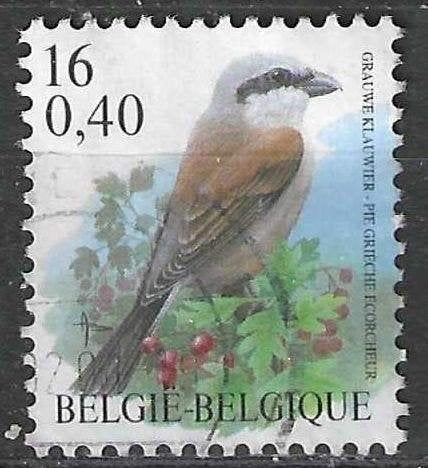 Belgie 2000 - Yvert/OBP 2885 - Buzin - Grauwe Klauwier (ST), Verzenden, Gestempeld, Gestempeld, Voertuigen