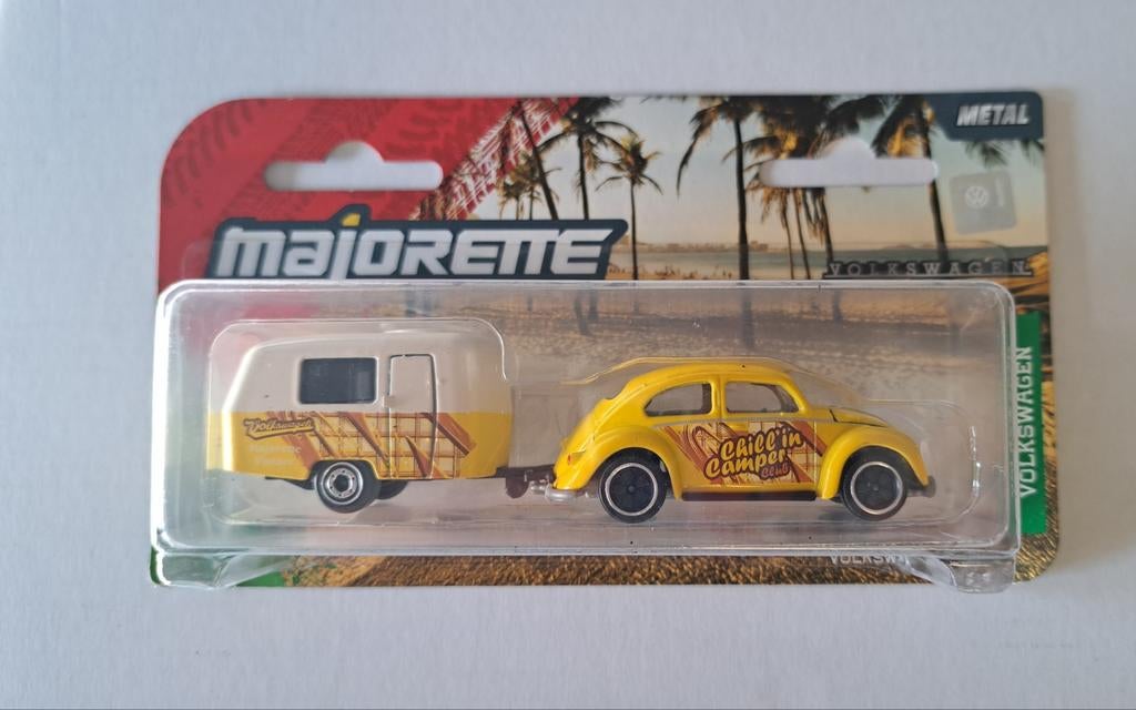Vw beetle avec remorque majorette, Ophalen of Verzenden, Nieuw, Auto