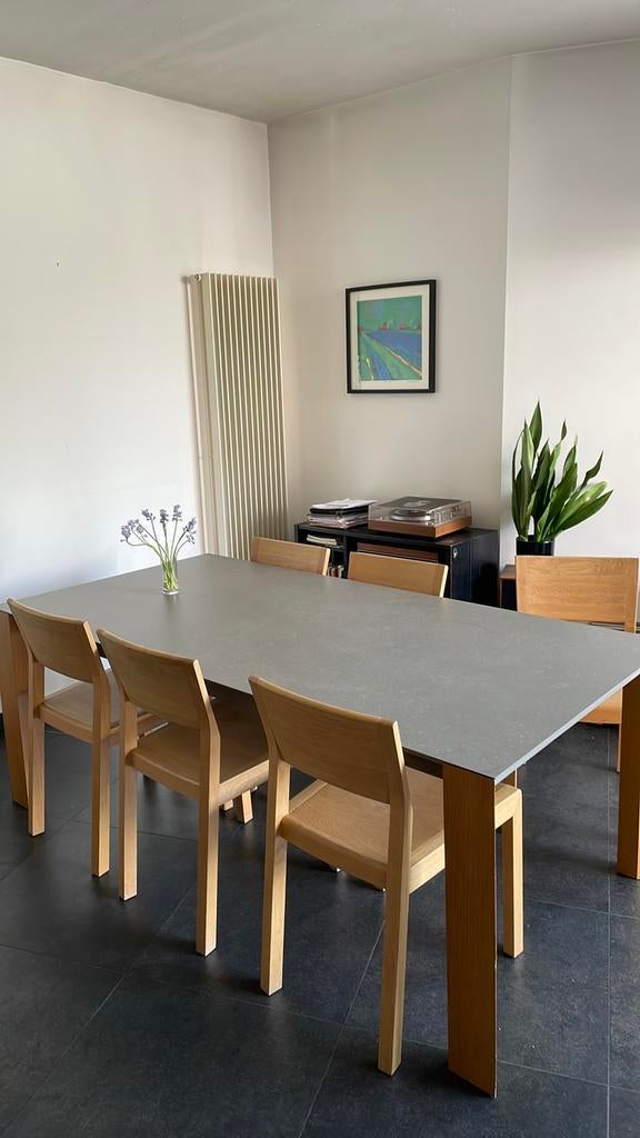 Stoelen Habitat massief eik, Huis en Inrichting, Stoelen, Ophalen, Gebruikt