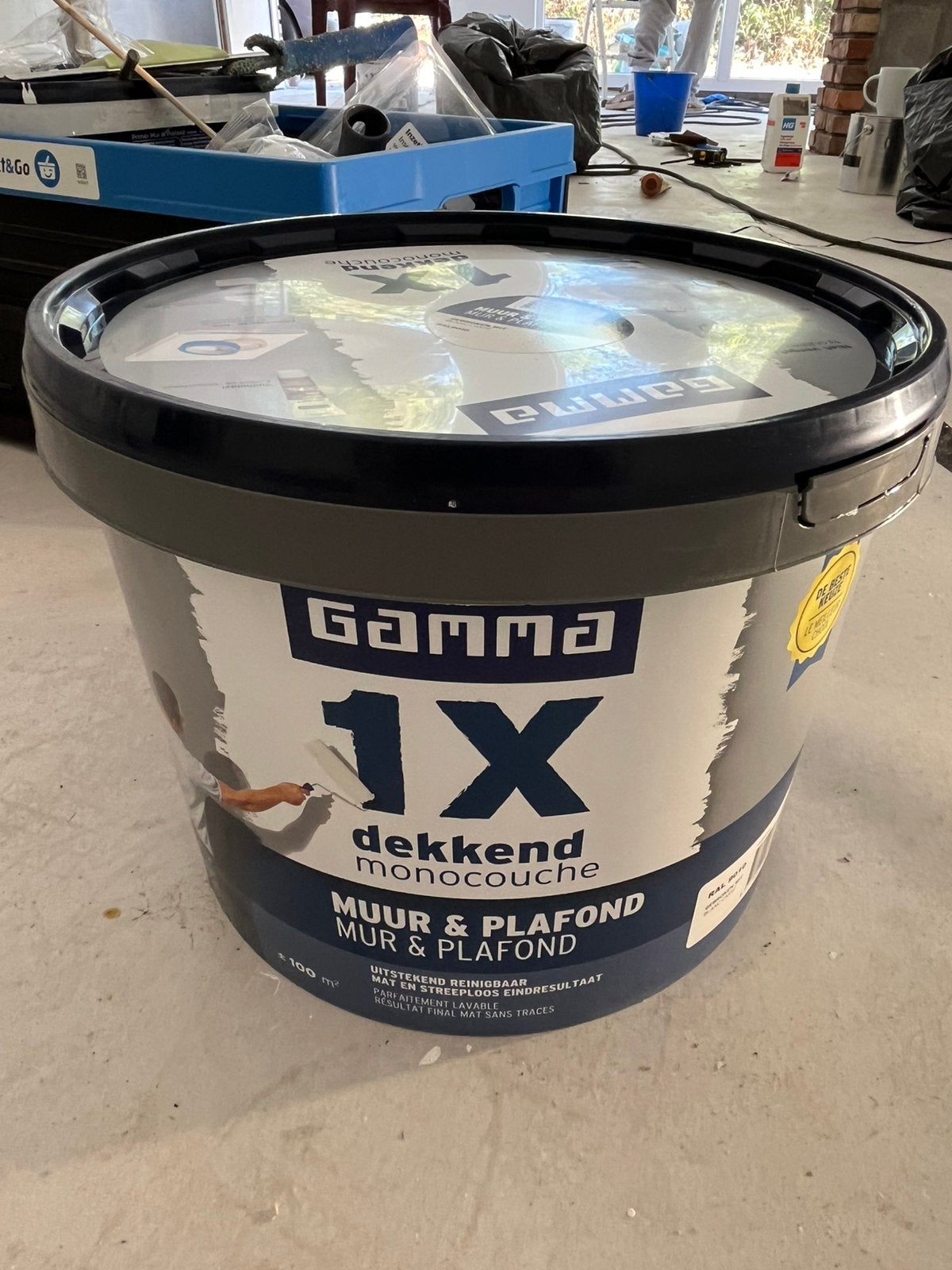 Verf gamma gebroken wit 10 liter, Ophalen, Wit, Nieuw, Verf