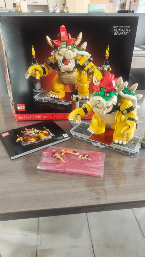 Lego 71411 The Mighty Bowser, Overige thema's, Lego, Ophalen of Verzenden, Zo goed als nieuw