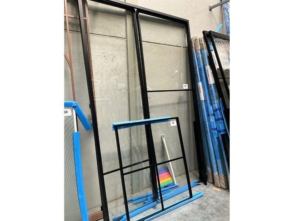 Stalen deur, Ophalen, Binnendeur, Nieuw, Glas