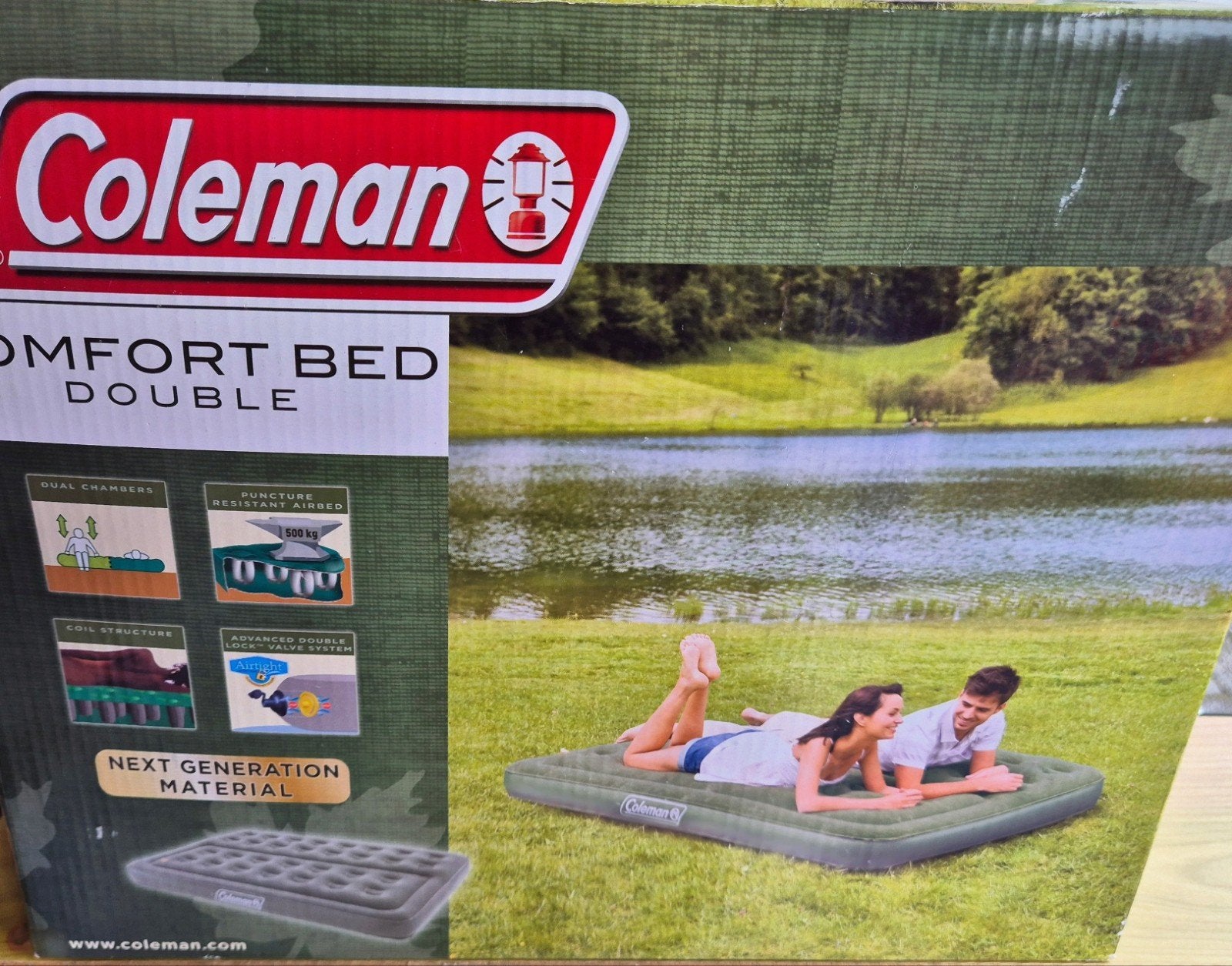 MATELAS GONFLABLES POUR LIT CONFORTABLE COLEMAN NEUFS, Caravanes & Camping, Matelas pneumatiques, Neuf, 2 personnes, Enlèvement ou Envoi