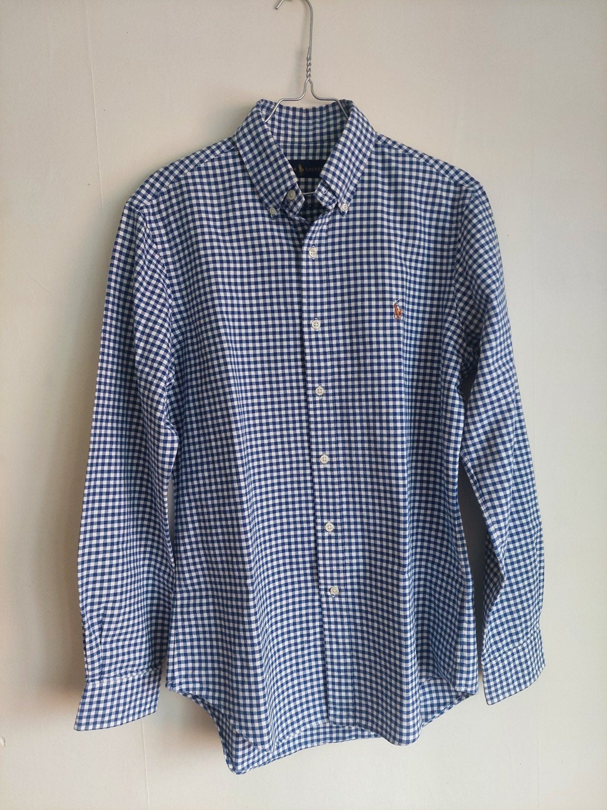Chemise à carreaux Ralph Lauren, Enlèvement, Comme neuf, Bleu, Ralph Lauren