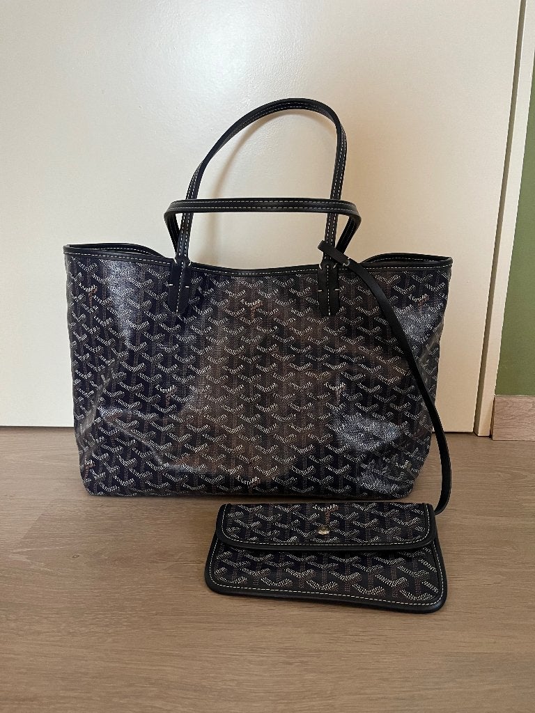 Goyard tas, Ophalen, Zo goed als nieuw, Blauw, Shopper
