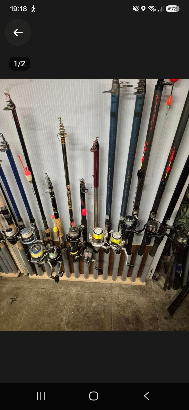 Snoek snoekbaars hengels, Ophalen of Verzenden, Molen