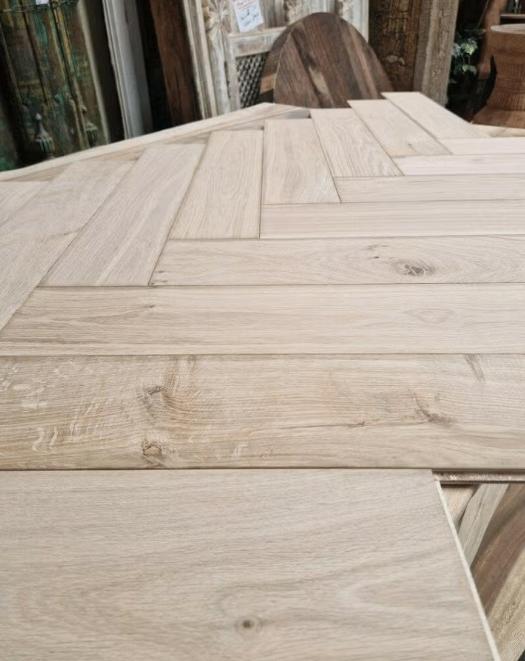 PARQUET EN BOIS ; PARQUET À CHEVRONS EN CHÊNE DE 171 M2!, Enlèvement, Intérieur